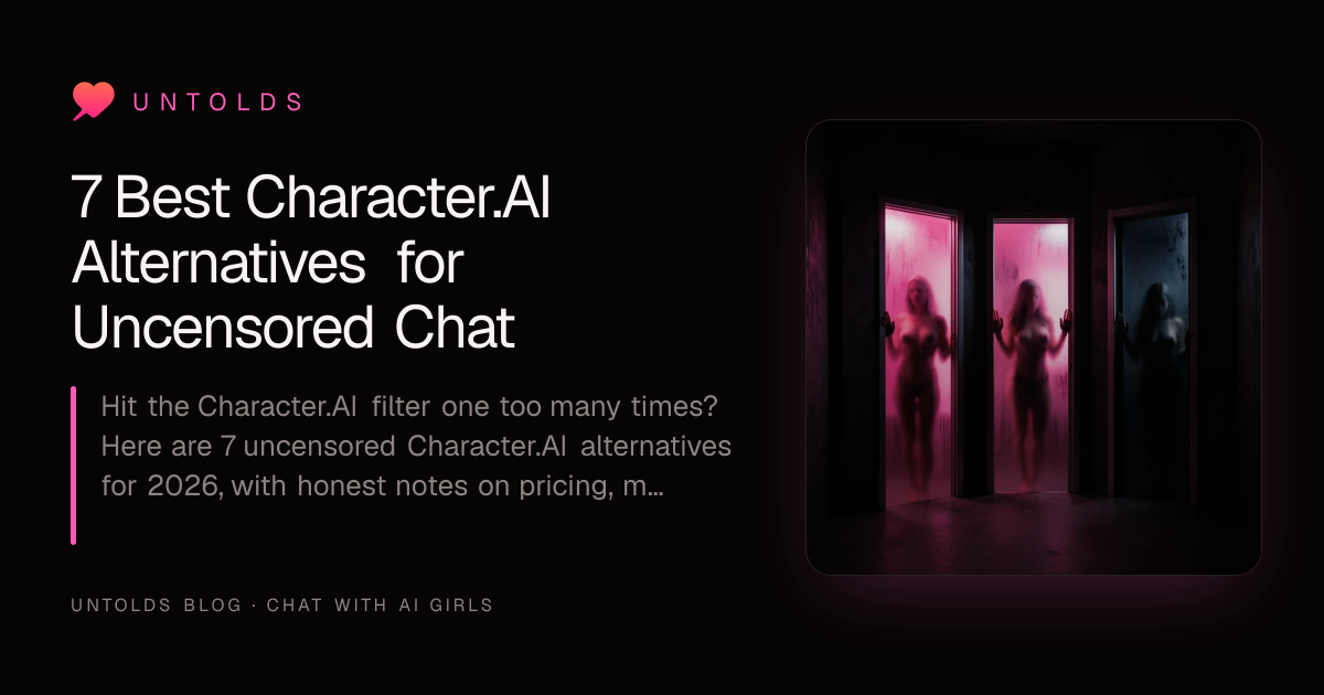 7 Best Character.AI Alternatives for Uncensored Chat | Untolds